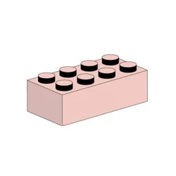 2x4 Sand Red Bricks 10005