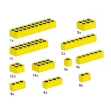 LEGO® Bulk Bricks Assorted Yellow Bricks 10010 (1/1)