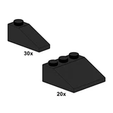 LEGO® Bulk Bricks Black Roof Tiles 10055 (1/1)