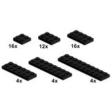 LEGO® Bulk Bricks Black Plates 10057 (1/1)