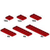 LEGO® Bulk Bricks Red Plates 10058 (1/1)