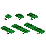 LEGO® Bulk Bricks Dark Green Plates 10059 (1/1)