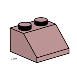2 x 2 Sand Red Roof Tile 10114