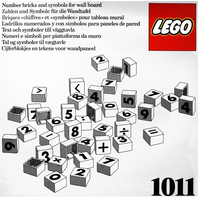 LEGO® Dacta Number/Symbol Blocks 1011 (1/1) LEGO® Dacta Number/Symbol Blocks 1011 (1/1)