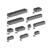 LEGO® Bulk Bricks Assorted Dark Grey Bricks 10146 (1/1)