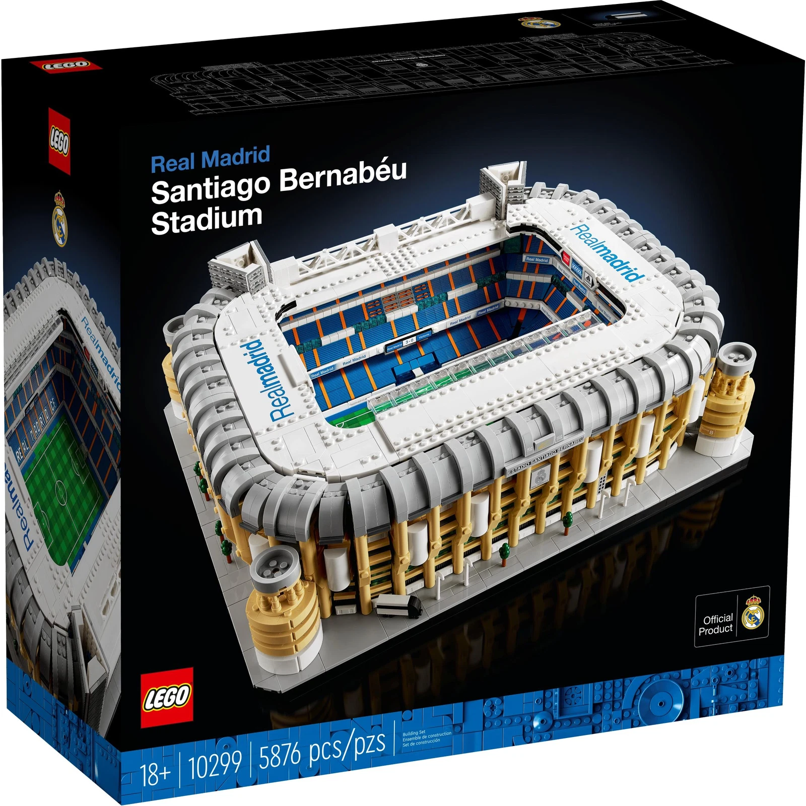 Lego® Icons Real Madrid – Santiago Bernabéu Stadium 10299