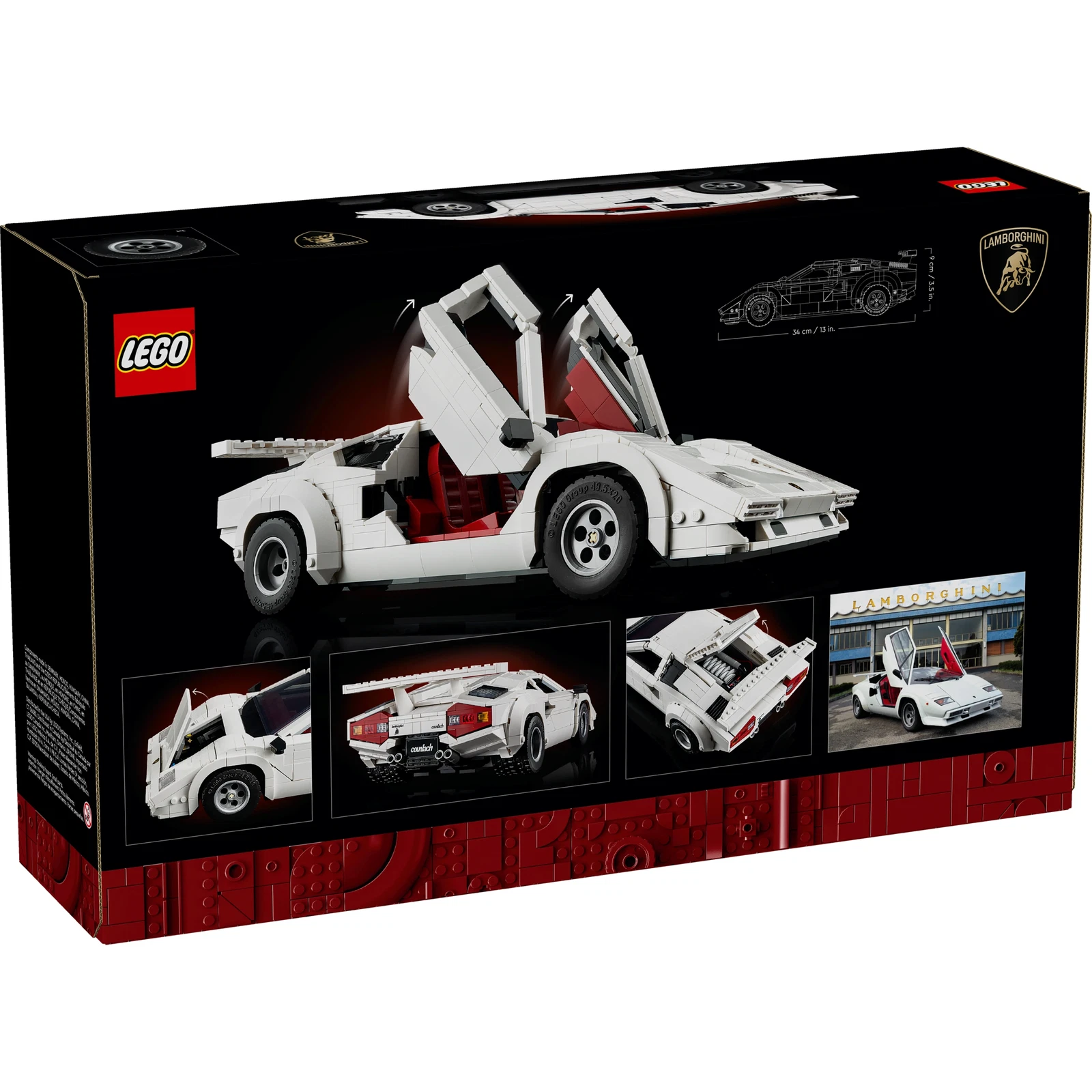 LEGO® Lamborghini Countach 5000 Quattrovalvole 10337 | 🇺🇸 Price