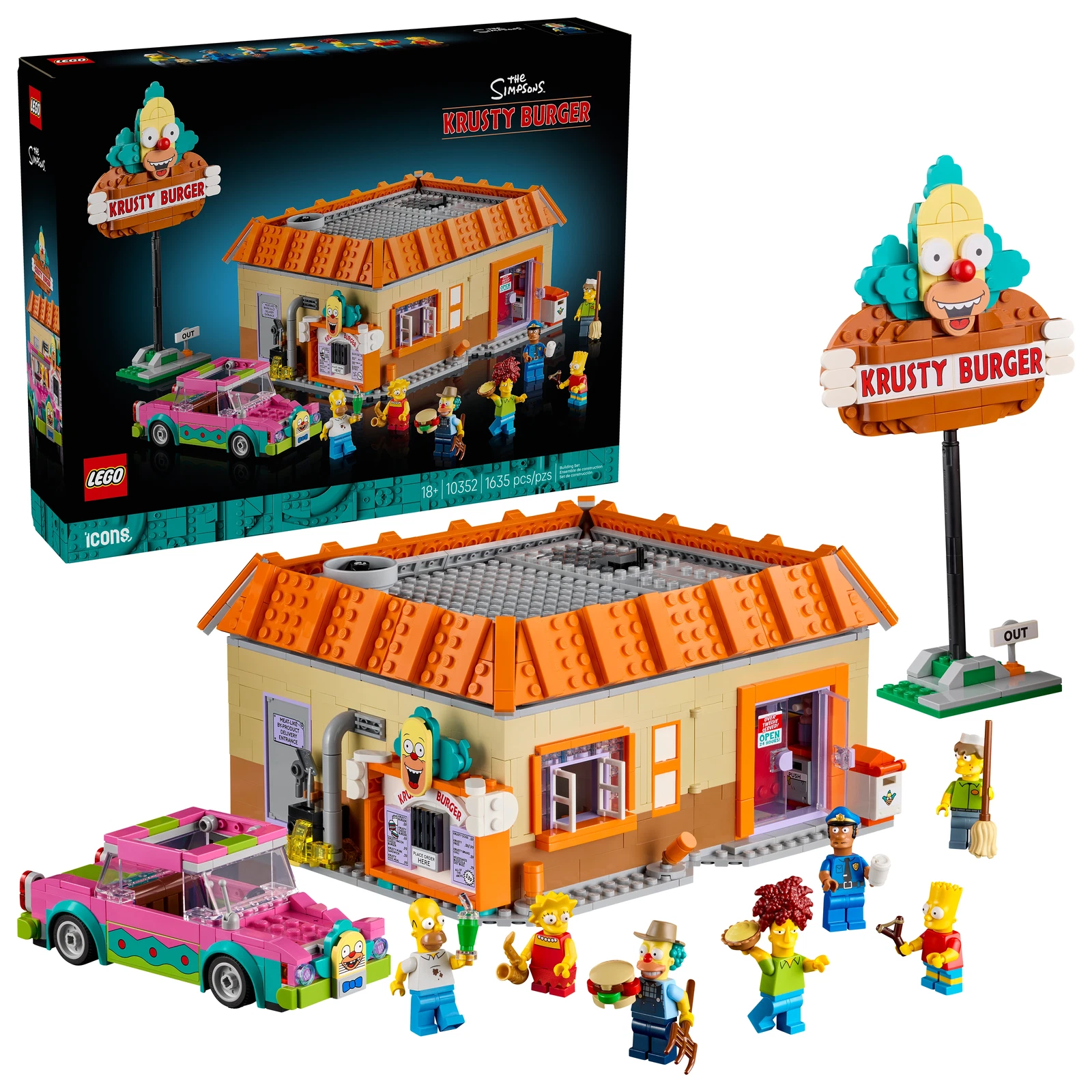 LEGO® The Simpsons The Simpsons: Krusty Burger 10352 (1/17) LEGO® The Simpsons The Simpsons: Krusty Burger 10352 (1/17)