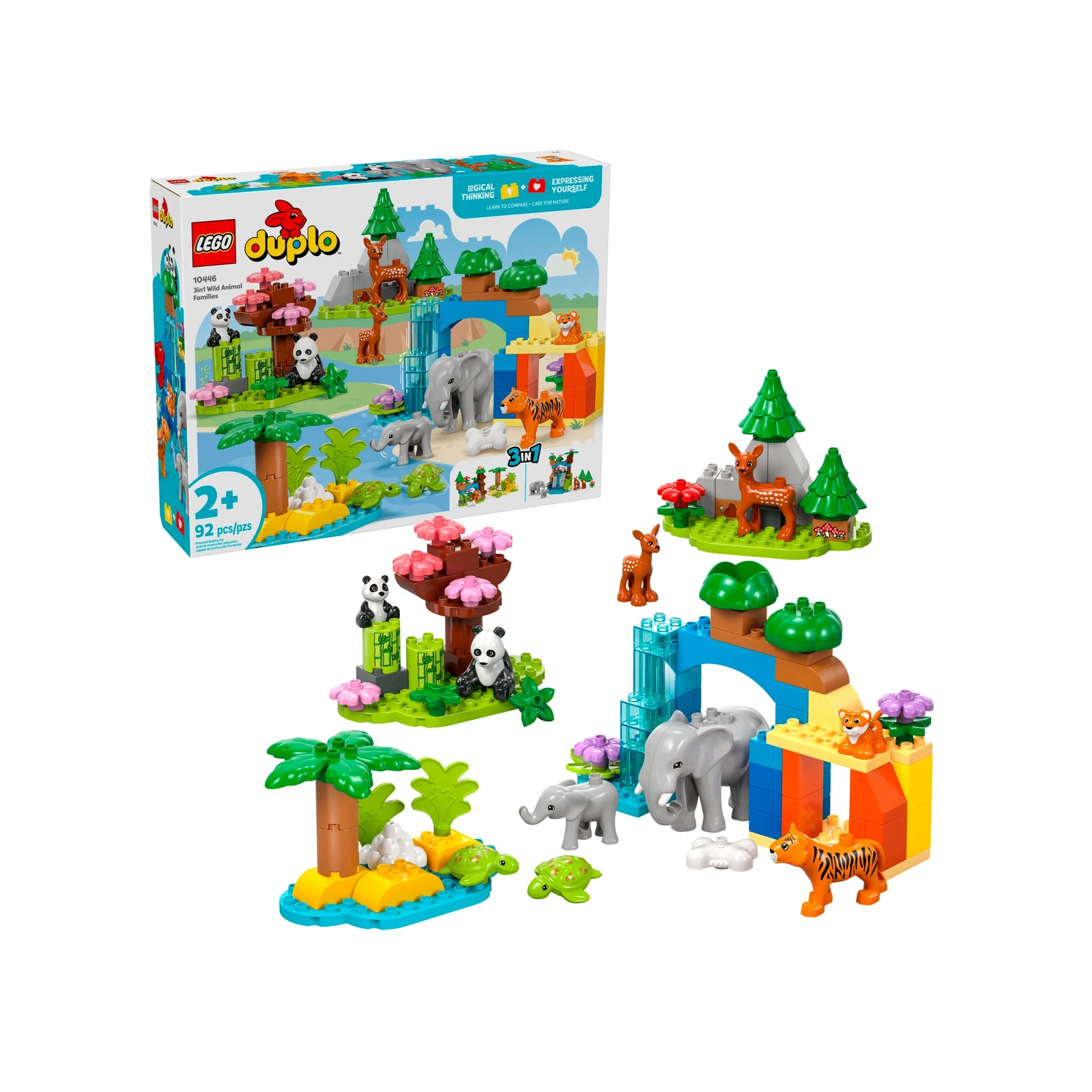 LEGO® DUPLO® 3-in-1 families van wilde dieren 10446 (1/9) LEGO® DUPLO® 3-in-1 families van wilde dieren 10446 (1/9)