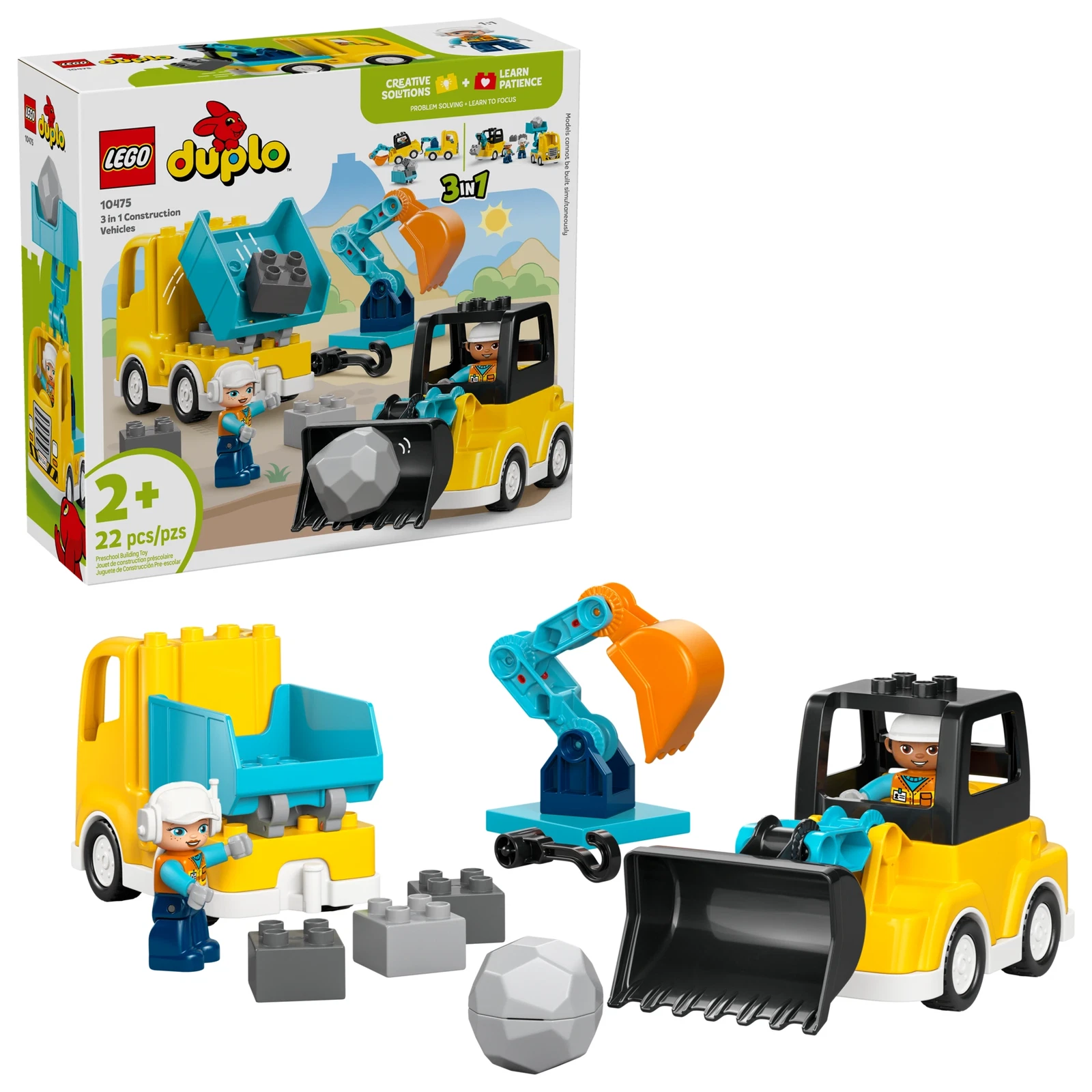 LEGO® DUPLO 3 in 1 Construction Vehicles 10475 (1/13) LEGO® DUPLO 3 in 1 Construction Vehicles 10475 (1/13)
