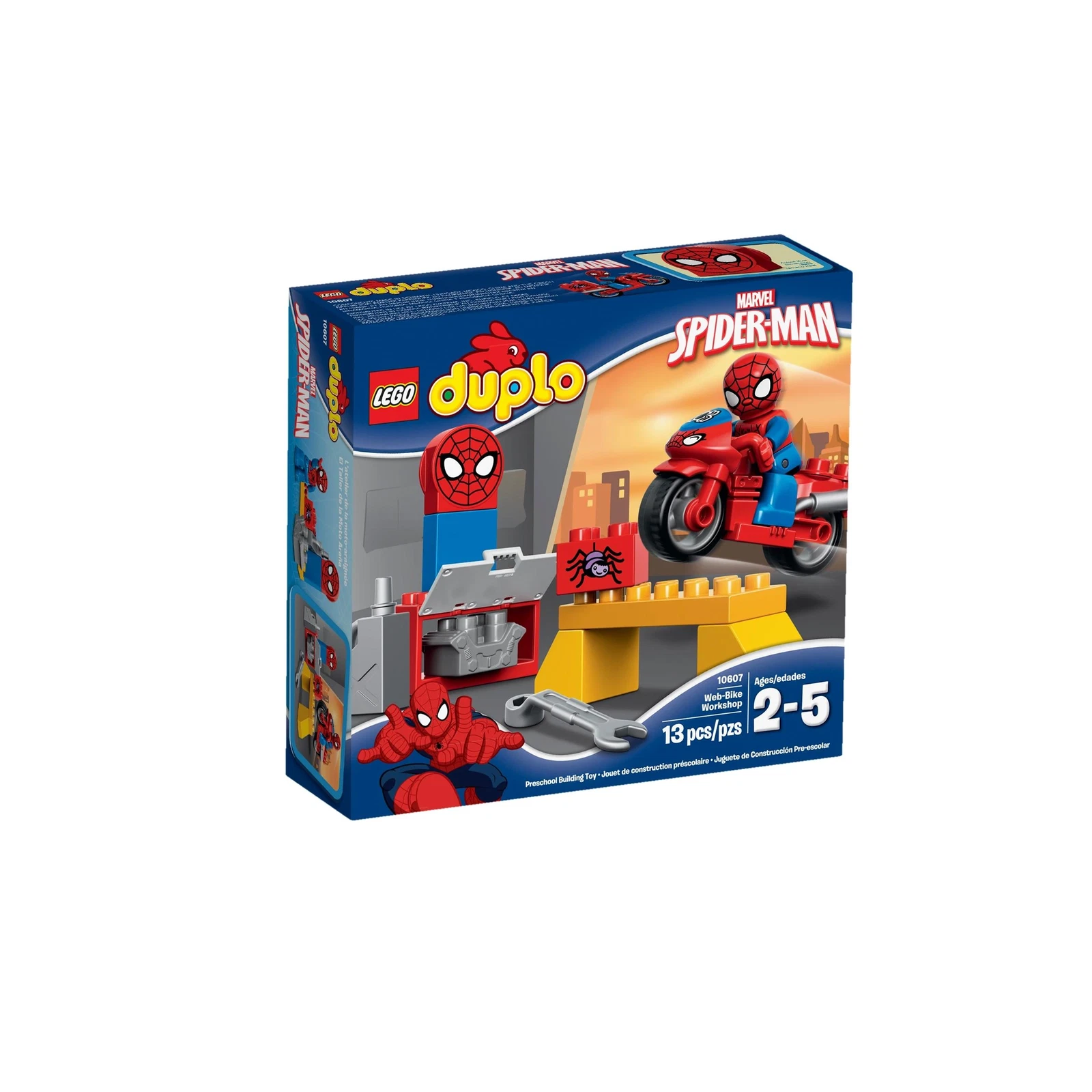 LEGO® DUPLO Spider-Man Web-Bike Workshop 10607 (1/2) LEGO® DUPLO Spider-Man Web-Bike Workshop 10607 (1/2)