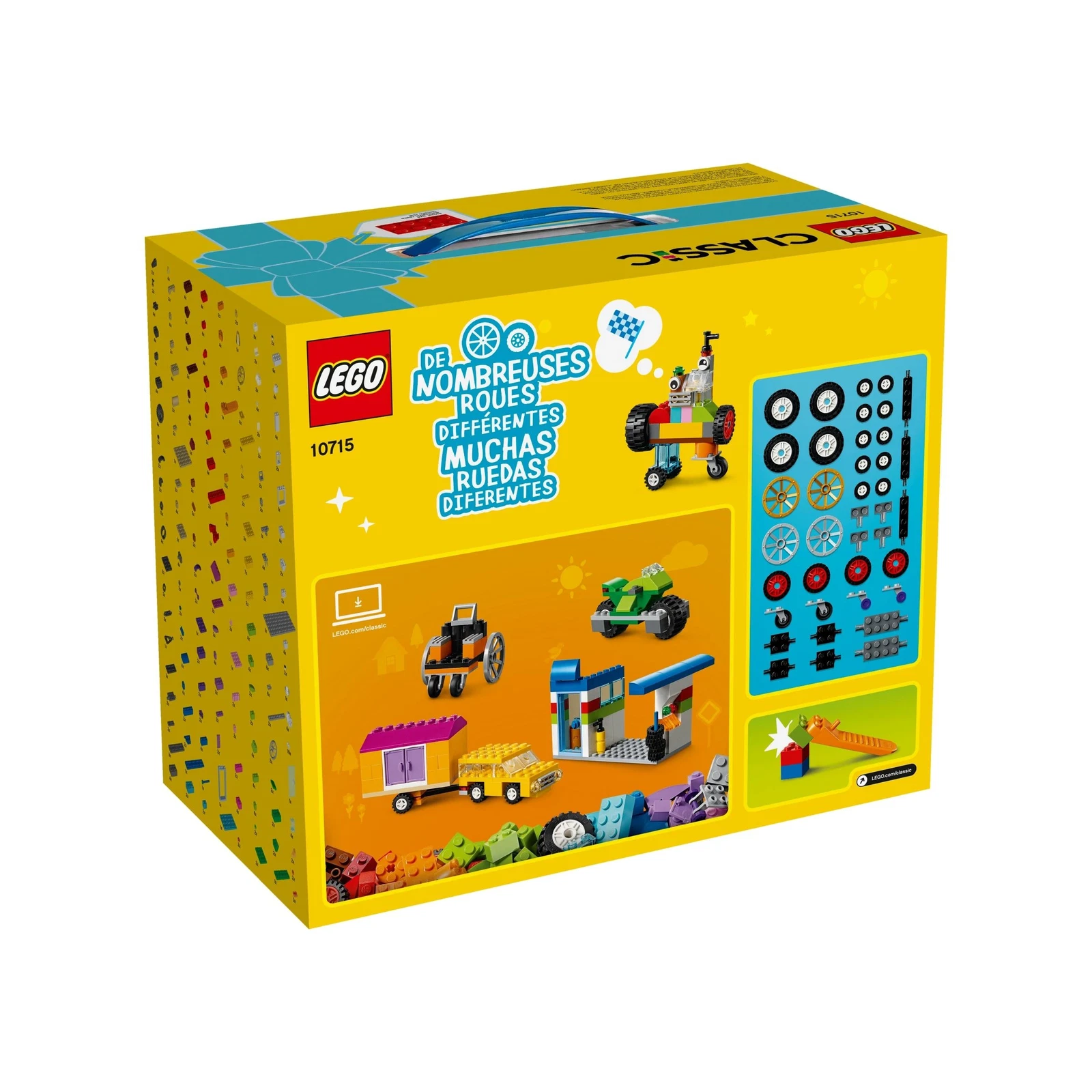 LEGO® Classic La boîte de briques et de roues Lego 10715 (1/8) LEGO® Classic La boîte de briques et de roues Lego 10715 (1/8)
