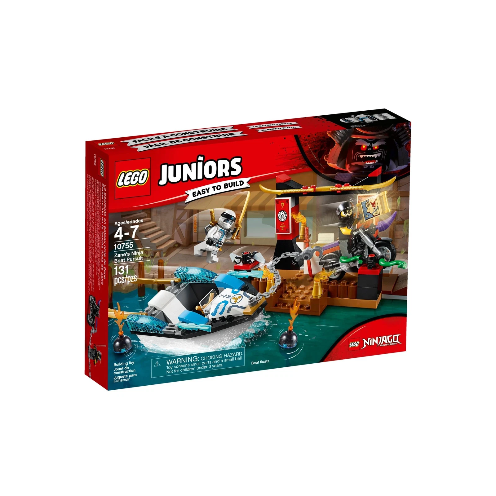 LEGO® Juniors Zanes Verfolgungsjagd mit dem Ninjaboot 10755 (1/9) LEGO® Juniors Zanes Verfolgungsjagd mit dem Ninjaboot 10755 (1/9)