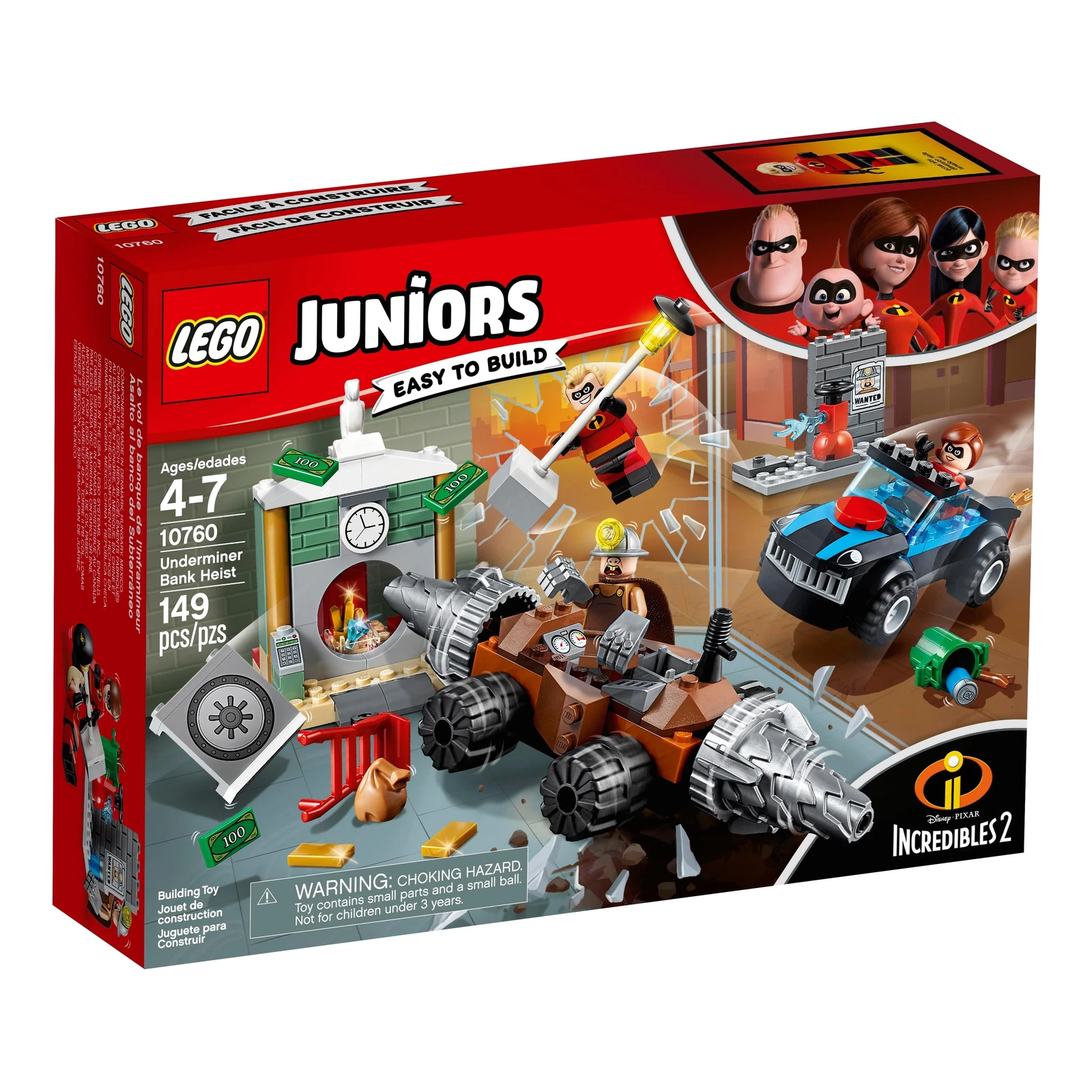 LEGO® Juniors Underminer's bankoverval 10760 (1/4) LEGO® Juniors Underminer's bankoverval 10760 (1/4)