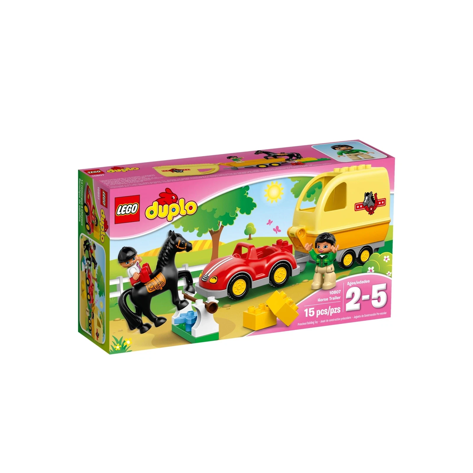 LEGO® DUPLO® Wagen mit Pferdeanhänger 10807 (1/9) LEGO® DUPLO® Wagen mit Pferdeanhänger 10807 (1/9)