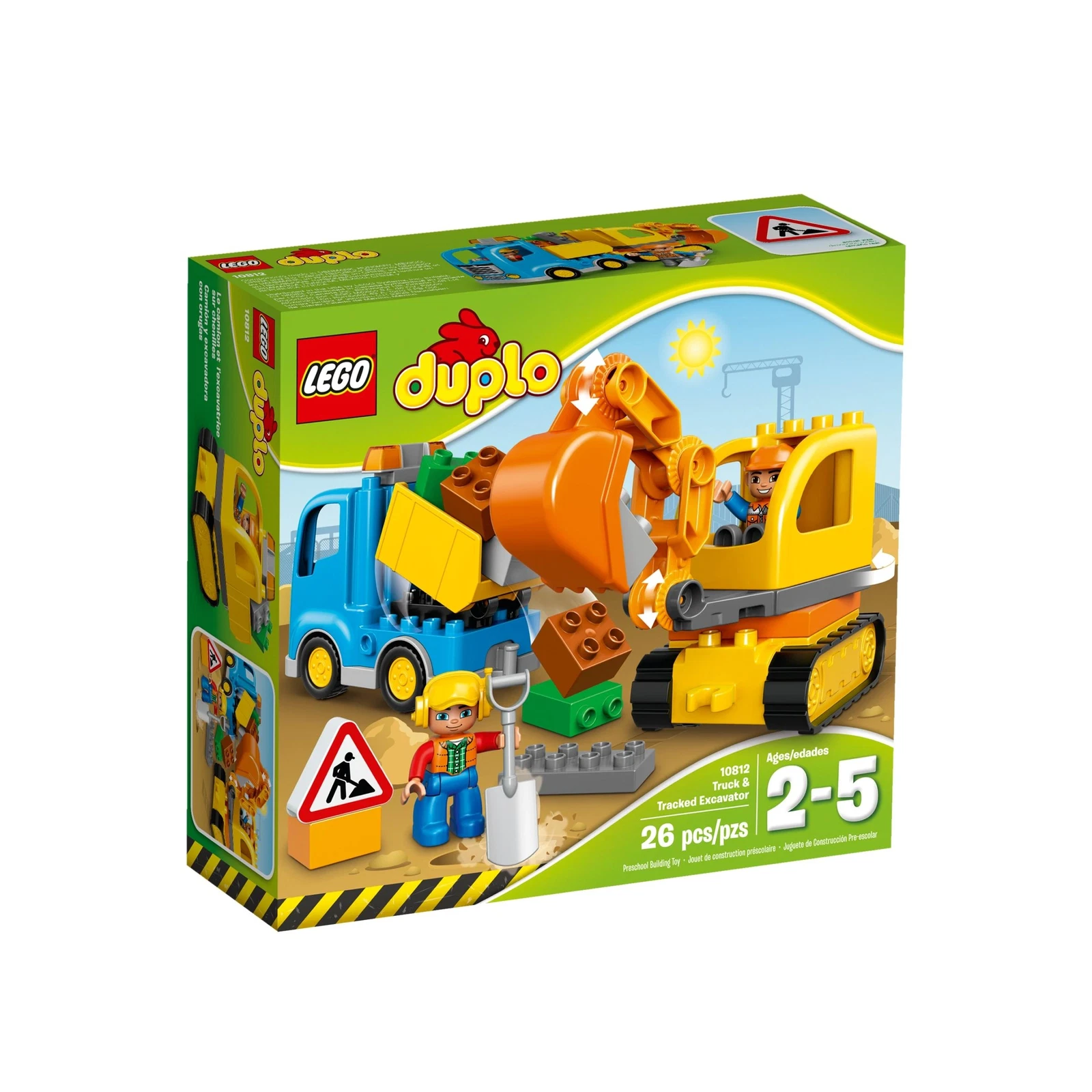 LEGO® DUPLO® Le camion et la pelleteuse 10812 (1/15) LEGO® DUPLO® Le camion et la pelleteuse 10812 (1/15)