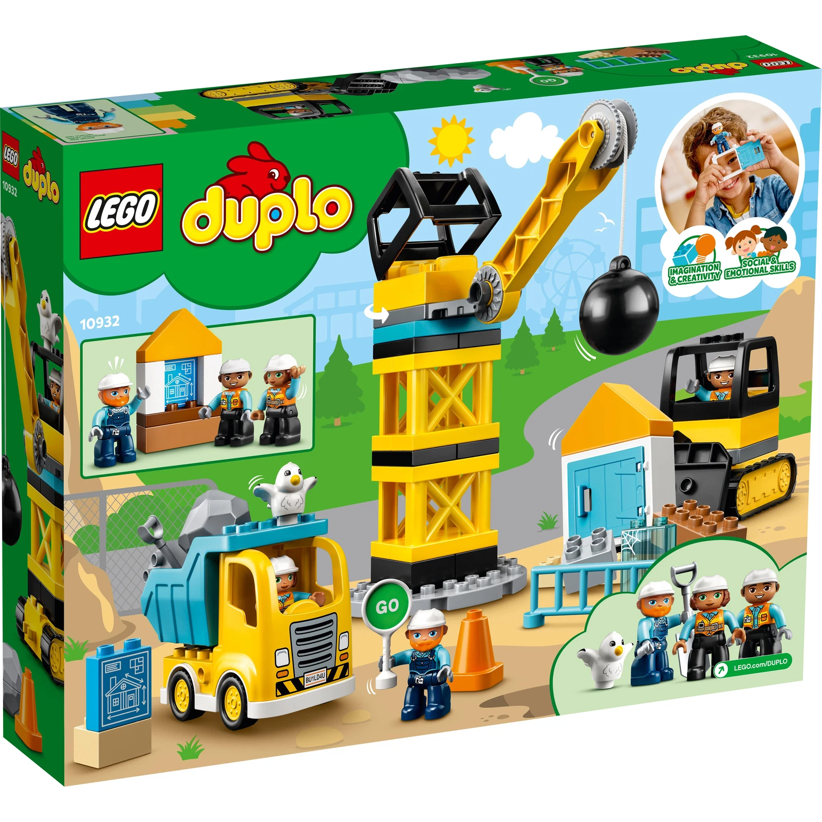LEGO® DUPLO® Sloopkogel Afbraakwerken 10932 (1/12) LEGO® DUPLO® Sloopkogel Afbraakwerken 10932 (1/12)