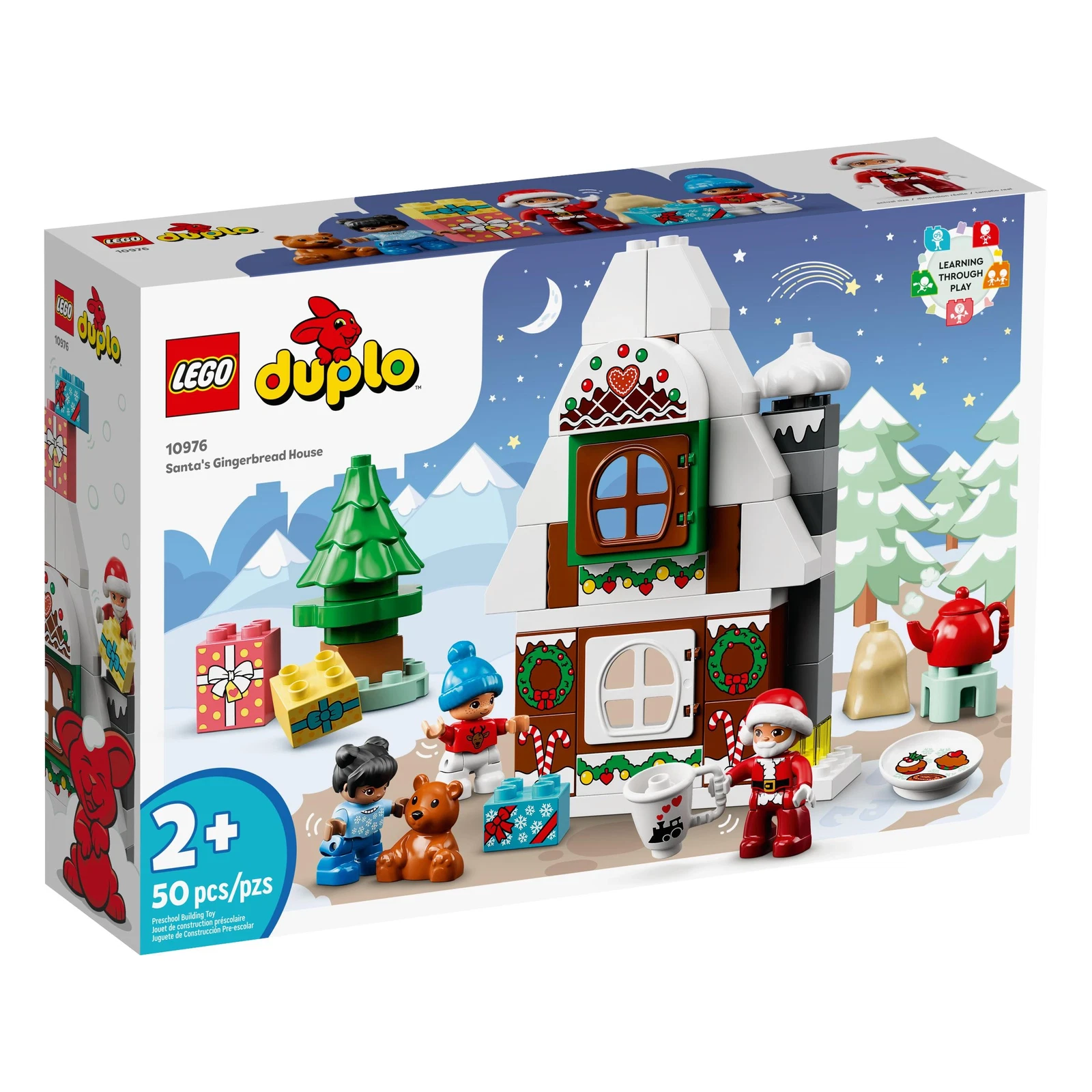LEGO® DUPLO® Lebkuchenhaus mit Weihnachtsmann 10976 (1/9) LEGO® DUPLO® Lebkuchenhaus mit Weihnachtsmann 10976 (1/9)