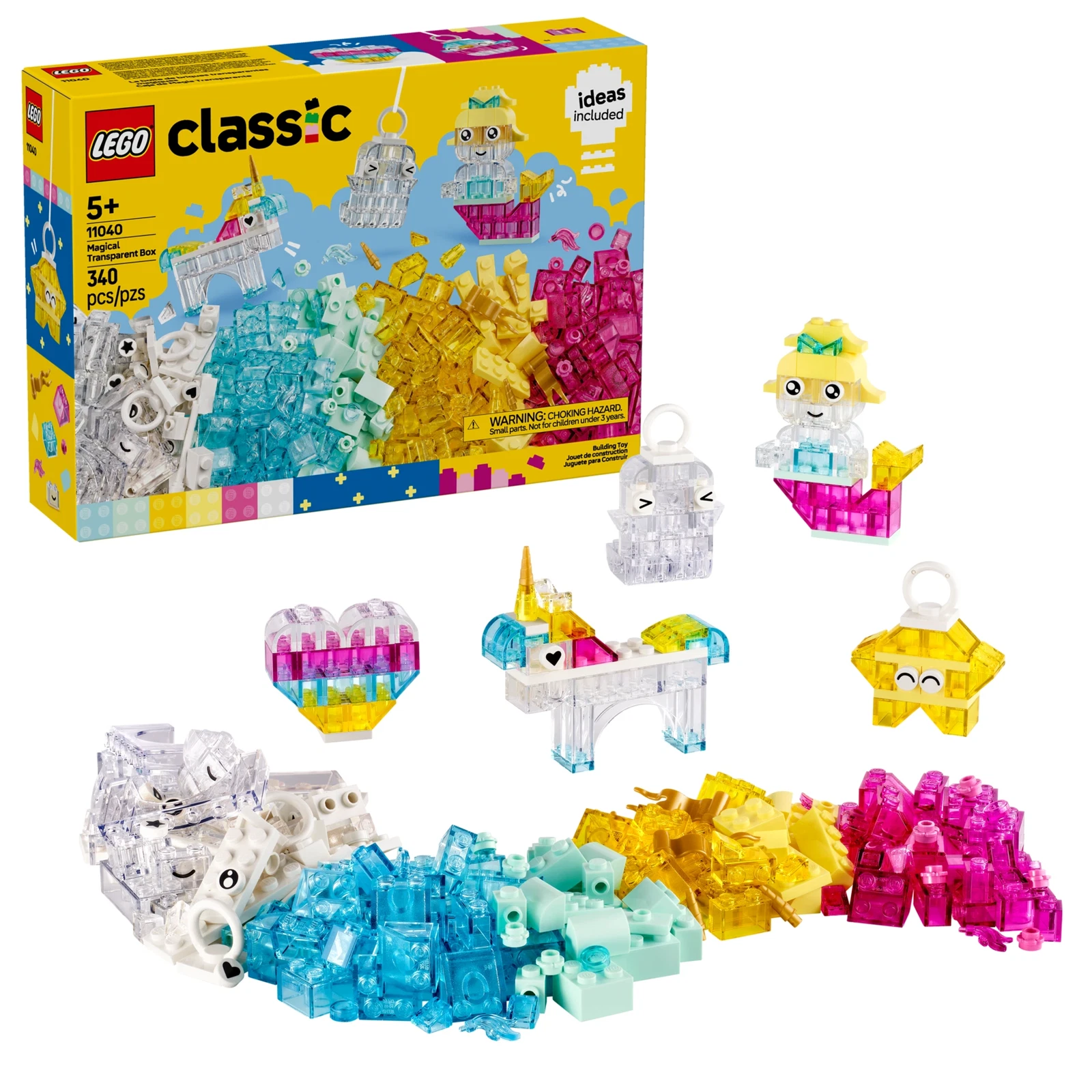 LEGO® Classic Zauberbox mit durchsichtigen Steinen 11040 (1/12) LEGO® Classic Zauberbox mit durchsichtigen Steinen 11040 (1/12)
