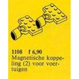 LEGO® Service Packs Two Pairs of Magnetic Couplings 1108 (1/1) LEGO® Service Packs Two Pairs of Magnetic Couplings 1108 (1/1)