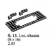 LEGO® Service Packs Motor Frame 6 x 16 Stud Plus Four Buffers 1113 (1/1) LEGO® Service Packs Motor Frame 6 x 16 Stud Plus Four Buffers 1113 (1/1)