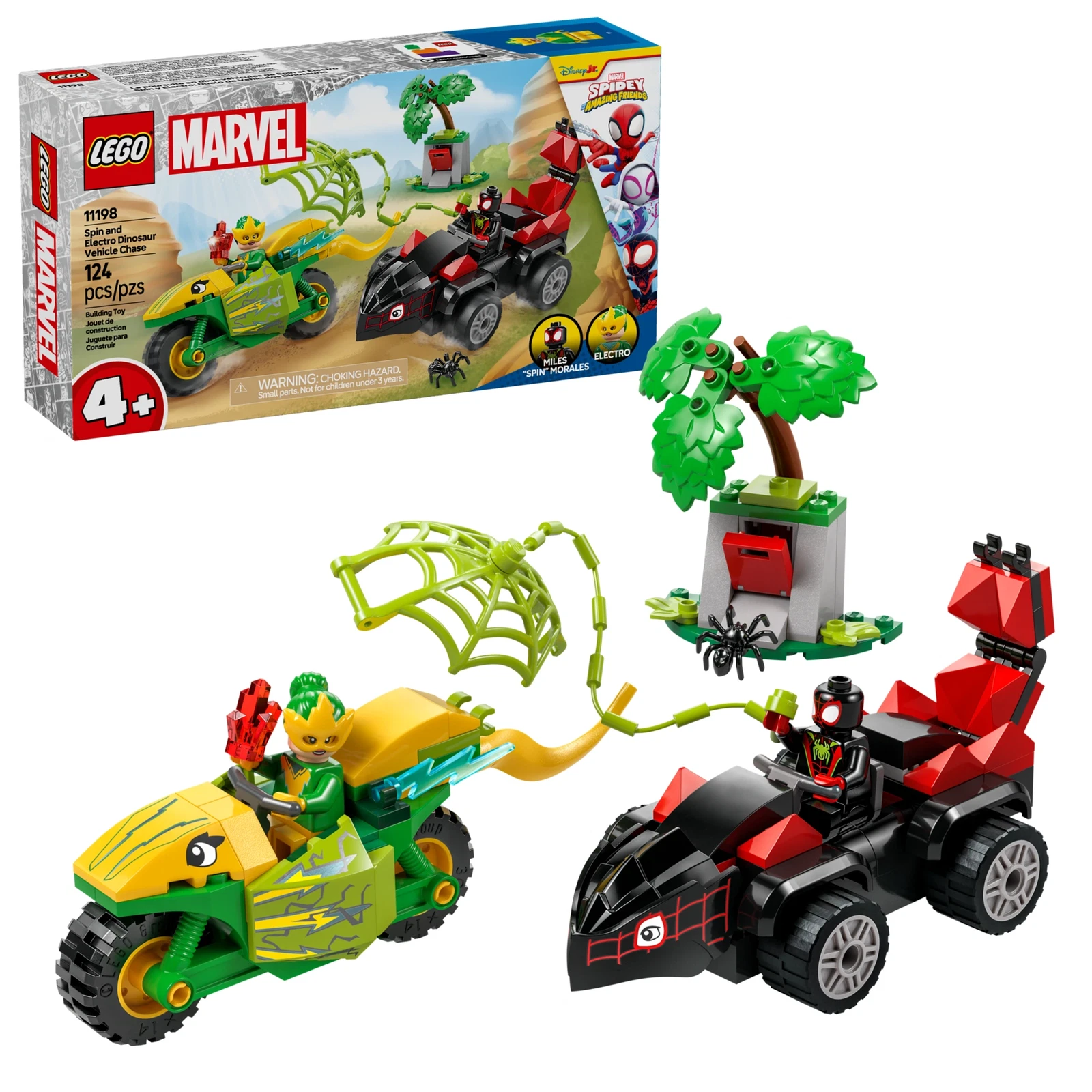 LEGO® Spider-Man Actionspaß mit Spin und Electro in ihren Dino-Flitzern 11198 (1/6) LEGO® Spider-Man Actionspaß mit Spin und Electro in ihren Dino-Flitzern 11198 (1/6)