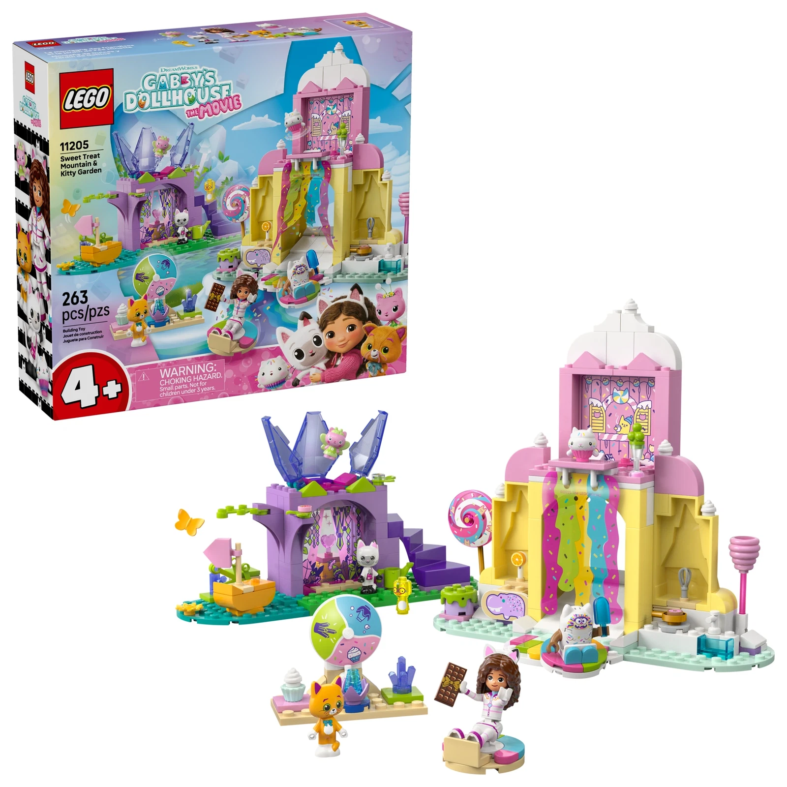 LEGO® Gabby's Dollhouse Sweet Treat Mountain & Kitty Garden 11205 (1/10) LEGO® Gabby's Dollhouse Sweet Treat Mountain & Kitty Garden 11205 (1/10)