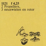 LEGO® Service Packs Propellers, Wheels and Rotor Unit 1121 (1/1)