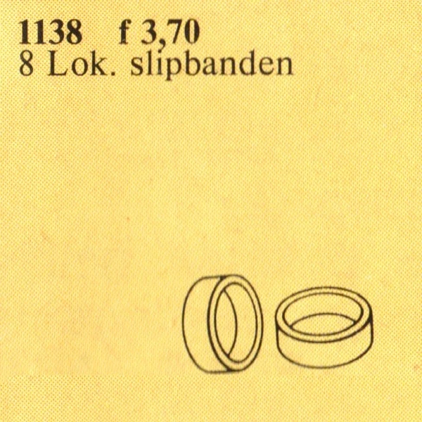 LEGO® Service Packs Replacement Rubber Wheel Treads for Trains 1138 (1/1) LEGO® Service Packs Replacement Rubber Wheel Treads for Trains 1138 (1/1)
