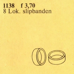 Replacement Rubber Wheel Treads for Trains 1138