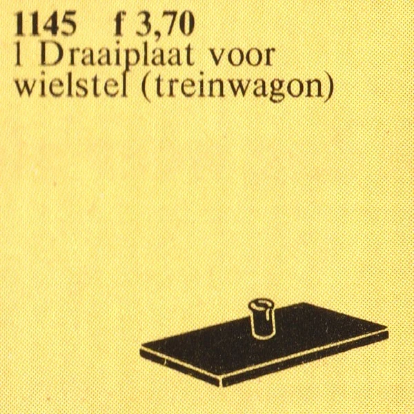 LEGO® Service Packs Bogie Plate 1145 (1/1) LEGO® Service Packs Bogie Plate 1145 (1/1)