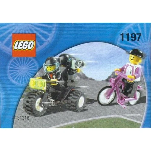 LEGO® Town Telekom Race Cyclist and Television Motorbike 1197 (1/1) LEGO® Town Telekom Race Cyclist and Television Motorbike 1197 (1/1)