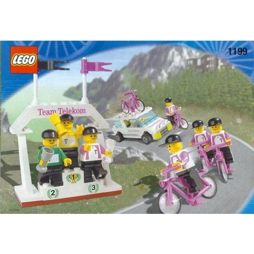 LEGO® Town Telekom Race Cyclists and Winners' Podium 1199 (1/1) LEGO® Town Telekom Race Cyclists and Winners' Podium 1199 (1/1)