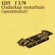 Lower part of housing for 4.5V/12V train motor 1215 thumbnail-0