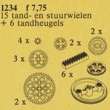 LEGO® System Mursten System i Leg 1 x 1 Letter Bricks 1234 (1/1)