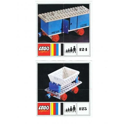 LEGO® Trains Goods Wagon 124 (1/1) LEGO® Trains Goods Wagon 124 (1/1)