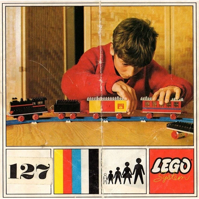 LEGO® Trains Complete Train with 3 Wagons 127 (1/1) LEGO® Trains Complete Train with 3 Wagons 127 (1/1)