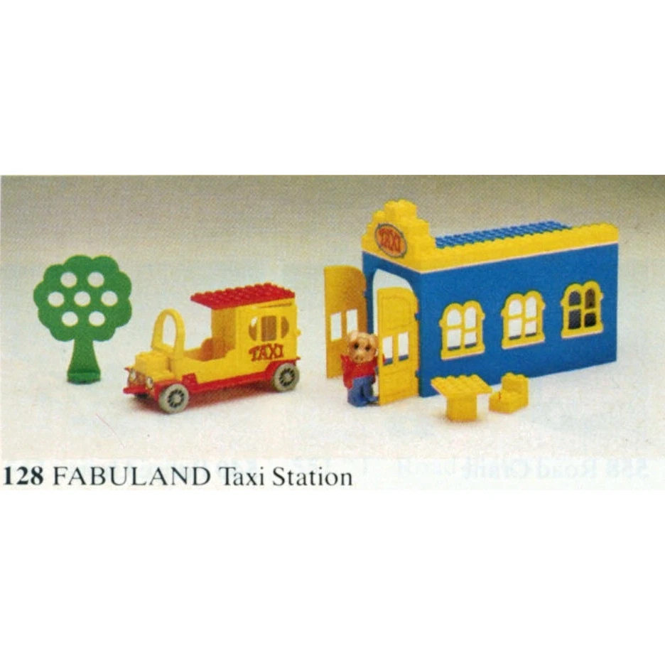 LEGO® Fabuland Taxi Station 128 (1/1) LEGO® Fabuland Taxi Station 128 (1/1)