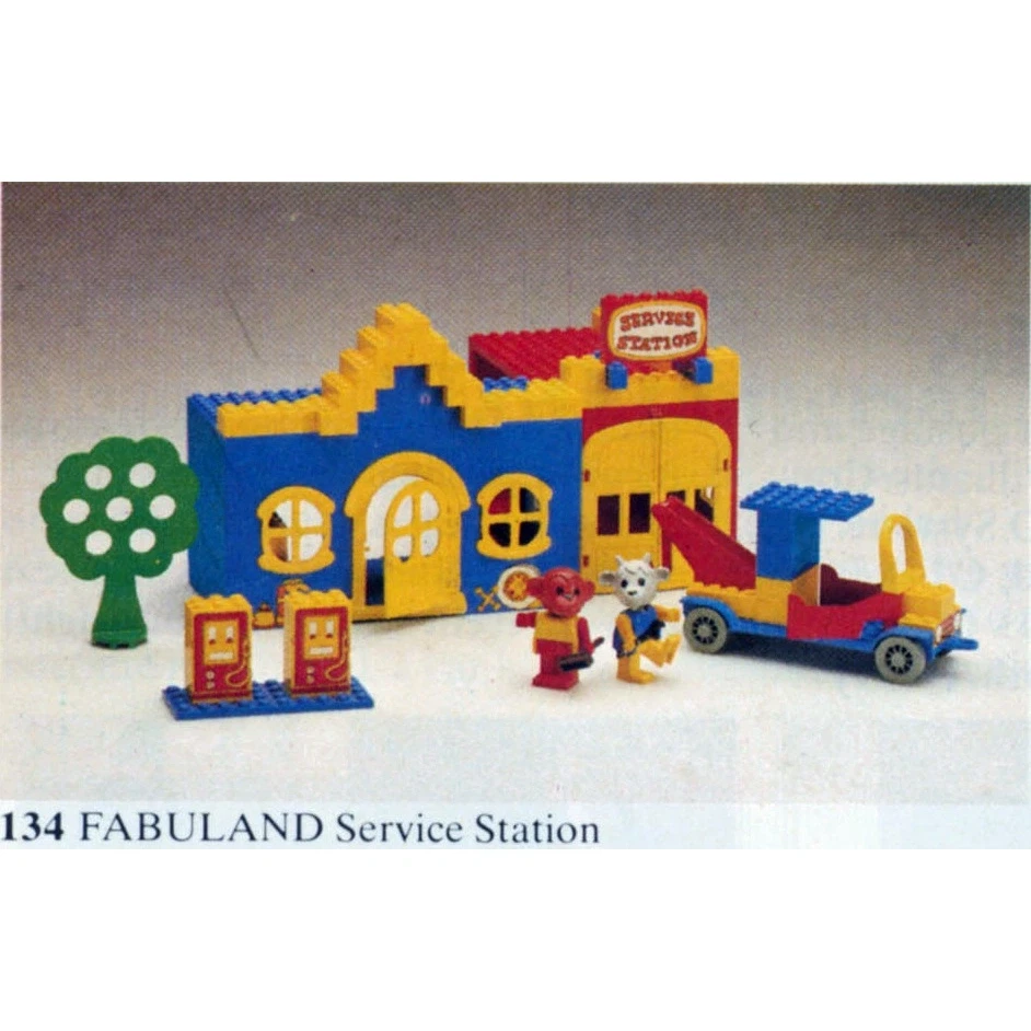LEGO® Fabuland Service Station 134 (1/1) LEGO® Fabuland Service Station 134 (1/1)