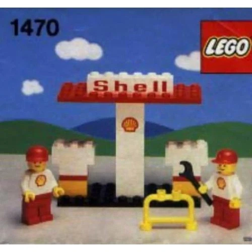 LEGO® Town Petrol Pumps and Garage Staff 1470 (1/1) LEGO® Town Petrol Pumps and Garage Staff 1470 (1/1)