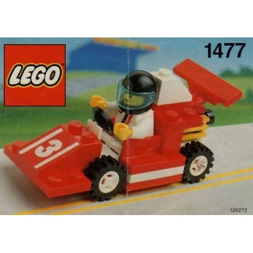 LEGO® Town Red Race Car Number 3 1477 (1/1) LEGO® Town Red Race Car Number 3 1477 (1/1)