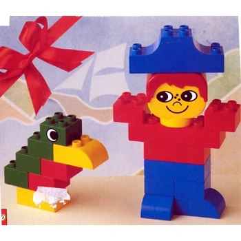 LEGO® DUPLO Sailor and Parrot 1483 (1/1) LEGO® DUPLO Sailor and Parrot 1483 (1/1)