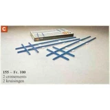 LEGO® Trains 2 Cross Rails, 8 Straight Tracks, 4 Base Plates 155 (1/1)
