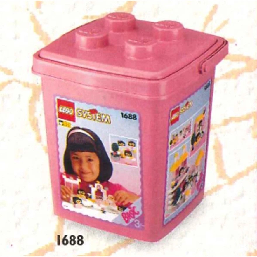LEGO® Basic Large Play Bucket, 3+ 1688 (1/1) LEGO® Basic Large Play Bucket, 3+ 1688 (1/1)