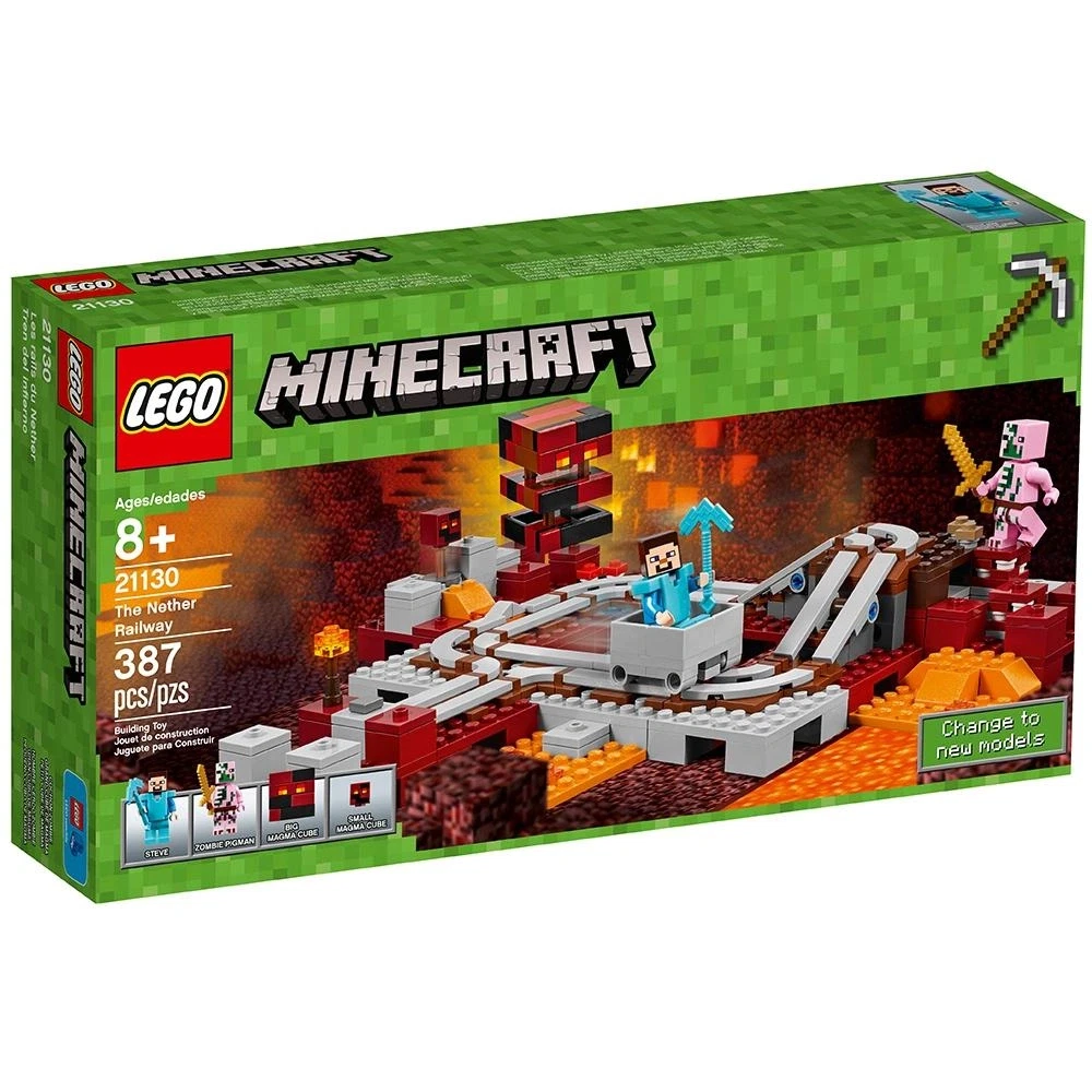 LEGO® Minecraft® De Nether spoorweg 21130 (1/6) LEGO® Minecraft® De Nether spoorweg 21130 (1/6)