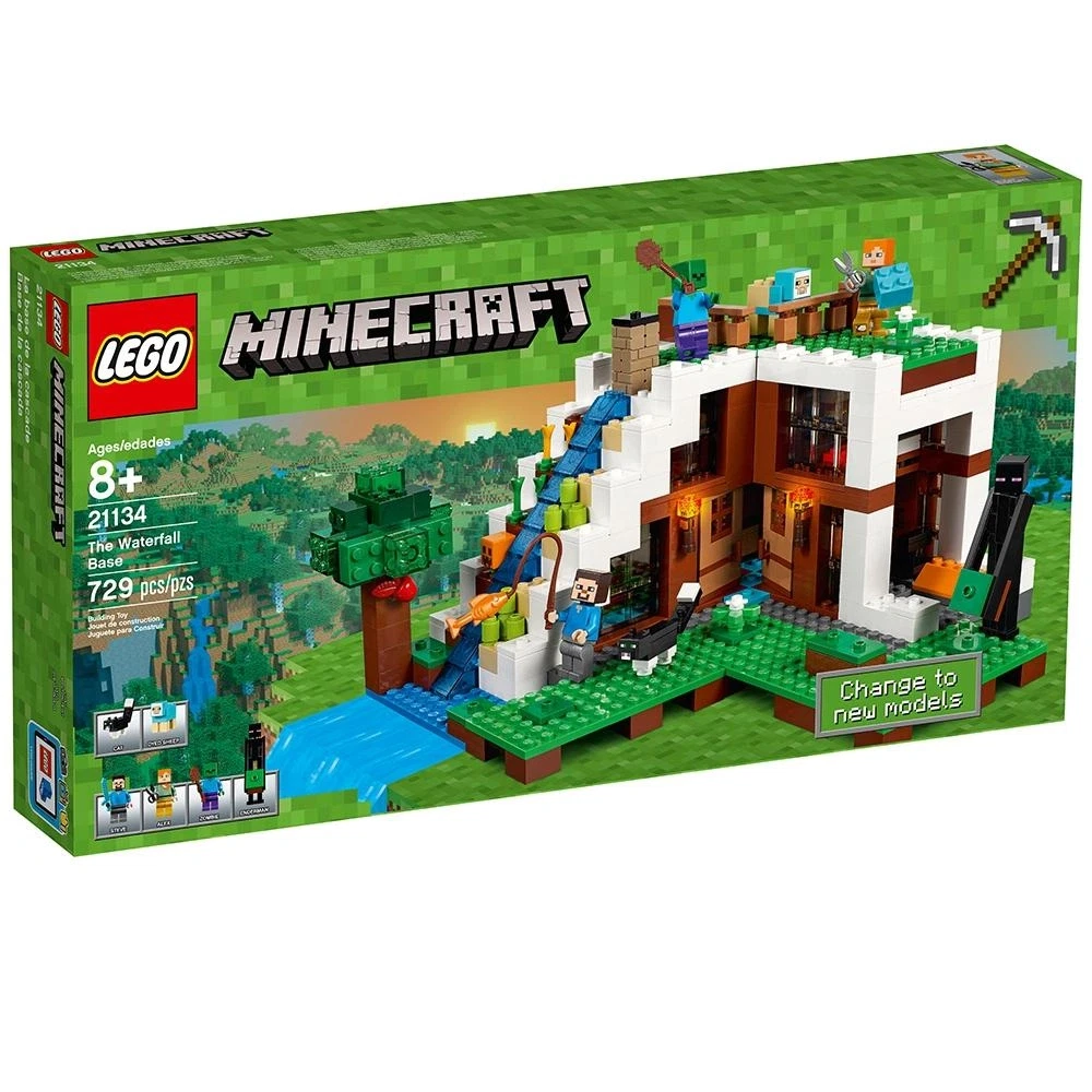 LEGO® Minecraft® Unterschlupf im Wasserfall 21134 (1/6) LEGO® Minecraft® Unterschlupf im Wasserfall 21134 (1/6)