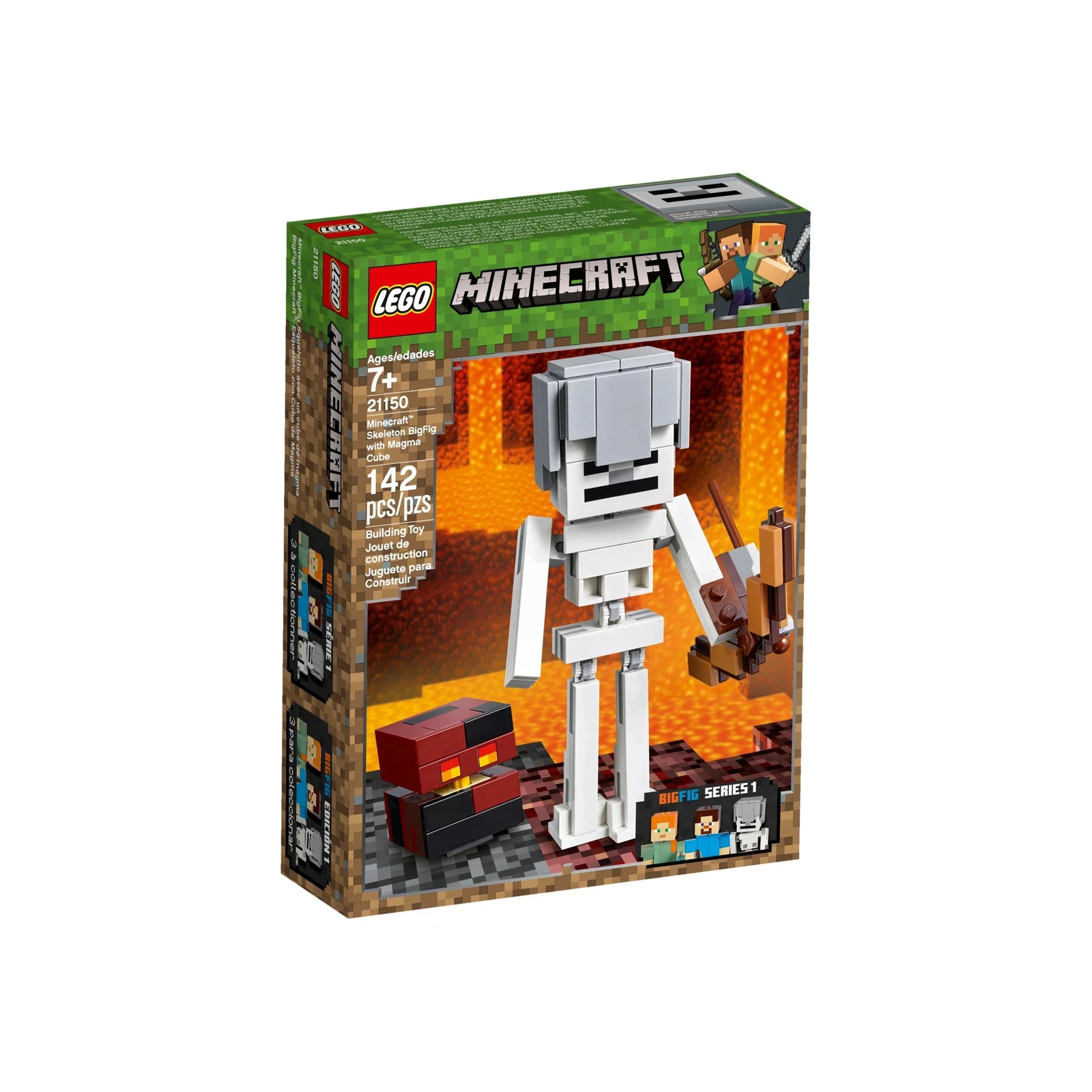 LEGO® Minecraft® BigFig Skelett mit Magmawürfel 21150 (1/5) LEGO® Minecraft® BigFig Skelett mit Magmawürfel 21150 (1/5)