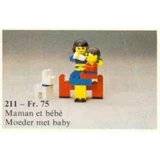 LEGO® Building Set with People Mother and baby with dog 211 (1/1)