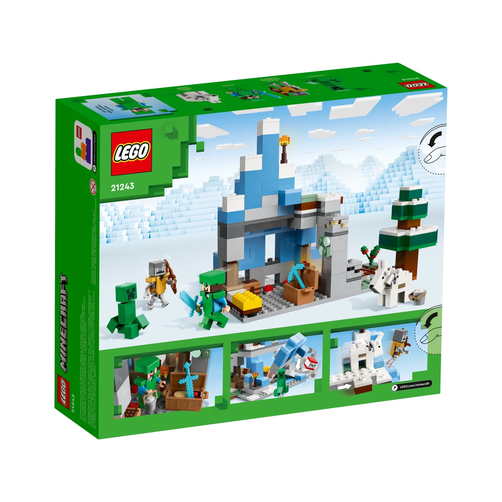 LEGO® 21243 The Frozen Peaks – market value $45.48