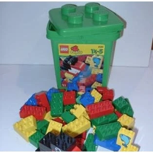 LEGO® DUPLO Green Bucket 2124 (1/1) LEGO® DUPLO Green Bucket 2124 (1/1)